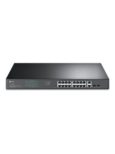 TP-LINK | Switch | TL-SG1218MPE | Web Managed | Rackmountable | Gigabit Ethernet (copper) ports quantity 16 | SFP ports quantity 2 | PoE+ ports quantity 16 | 36 month(s) TP-LINK | Switch | TL-SG1218MPE | Web Managed | Rackmountable | Gigabit Ethernet (copper) ports quantity 16 | SFP ports quantity 2 | PoE+ ports quantity 16 | 36 month(s)