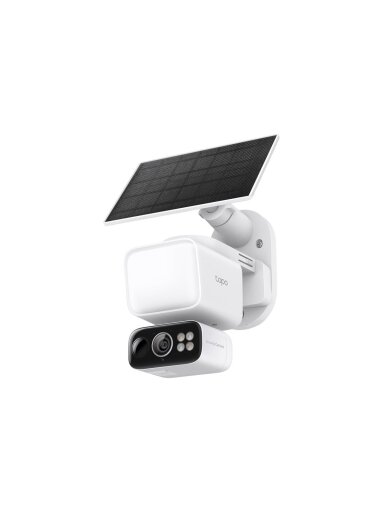 TP-LINK Tapo C615F KIT | Solar-Powered Floodlight Pan/Tilt Security Camera Kit | 3 MP | F/1.6 | H.264 | MicroSD Card Up to 512 GB