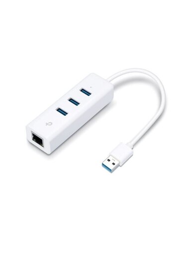 TP-LINK | USB 3.0 3-Port Hub & Gigabit Ethernet Adapter 2 in 1 USB Adapter | UE330