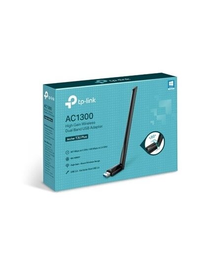 TP-LINK | Dual Band USB Adapter | Archer T3U Plus 1 TP-LINK | Dual Band USB Adapter | Archer T3U Plus 1