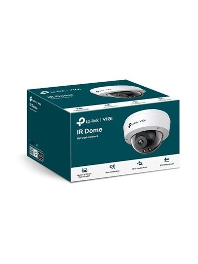 TP-LINK | Full-Color Dome Network Camera | VIGI C240 | Dome | 4 MP | 4mm | IP67, IK10 | H.265+/H.265/H.264+/H.264 | MicroSD, max. 256 GB 1