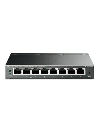 TP-LINK | Smart Switch | TL-SG108PE | Web Managed | Desktop | Gigabit Ethernet (copper) ports quantity 4 | PoE+ ports quantity 4 | Power supply type External | 36 month(s)