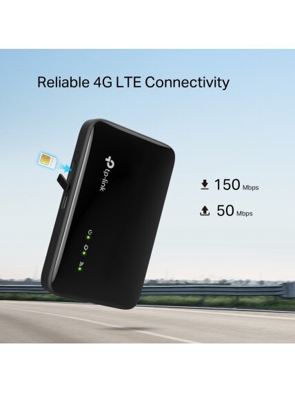 TP-LINK 4G LTE Mobile Wi-Fi | M7005 | 802.11ax | MU-MiMO No | no PoE | Antenna type Internal 5