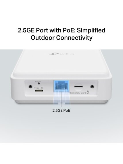 TP-LINK 5G Outdoor Router | NE200-Outdoor | Mesh Support No | MU-MiMO No | 5G 8 TP-LINK 5G Outdoor Router | NE200-Outdoor | Mesh Support No | MU-MiMO No | 5G 8