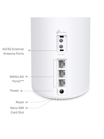 TP-LINK Deco X10-4G(1-pack) 4G+ AX1500 Whole Home Mesh Wi-Fi 6 Router | TP-LINK 4G+ AX1500 Whole Home Mesh Wi-Fi 6 Router | Deco X10-4G (1-pack) | 802.11ax | 1201 Mbit/s | Mesh Support No | MU-MiMO No | No mobile broadband 1
