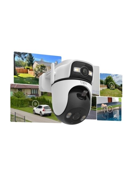 TP-LINK | Dual Lens Security Wi-Fi Camera | Tapo C545D | Dome | 3 MP | 6mm | IP66 | H.264 | MicroSD, up to 512 GB 7 TP-LINK | Dual Lens Security Wi-Fi Camera | Tapo C545D | Dome | 3 MP | 6mm | IP66 | H.264 | MicroSD, up to 512 GB 7