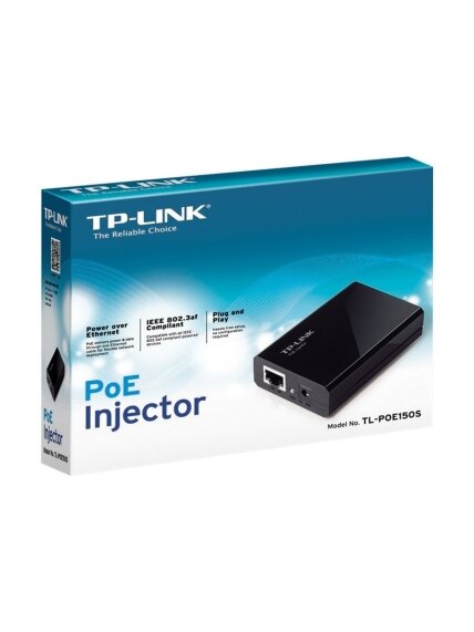 TP-LINK | PoE Injector 15.4W | TL-PoE150S | Ethernet LAN (RJ-45) ports 2x10/100/1000 8 TP-LINK | PoE Injector 15.4W | TL-PoE150S | Ethernet LAN (RJ-45) ports 2x10/100/1000 8