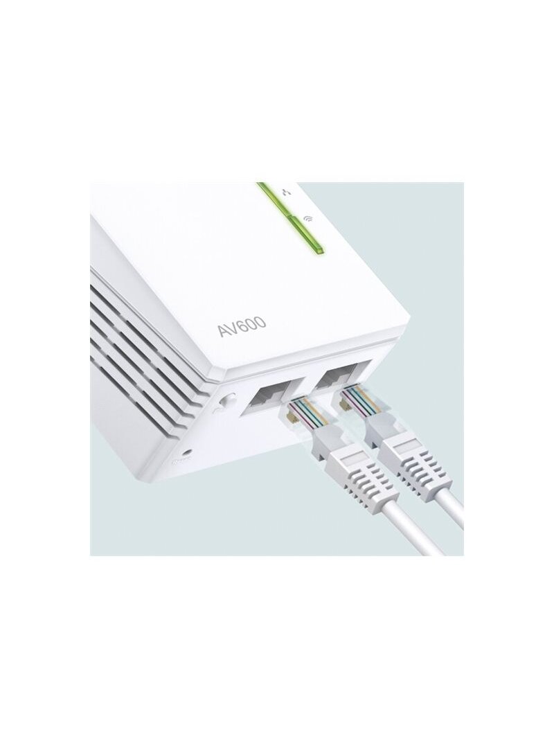 TP-LINK | AV600 Wi-Fi Powerline Extender | TL-WPA4220 | 10/100 Mbit/s | Ethernet LAN (RJ-45) ports 2 | 802.11n | Wi-Fi data rate (max) 300 Mbit/s | Data transfer rate (max) 600 Mbit/s 4 TP-LINK | AV600 Wi-Fi Powerline Extender | TL-WPA4220 | 10/100 Mbit/s | Ethernet LAN (RJ-45) ports 2 | 802.11n | Wi-Fi data rate (max) 300 Mbit/s | Data transfer rate (max) 600 Mbit/s 4