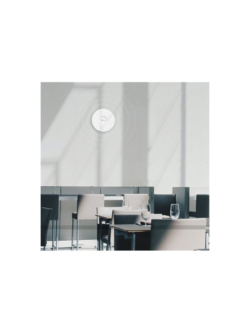 TP-LINK | AX5400 Ceiling Mount WiFi 6 Access Point | EAP670 | 802.11ax | 2.4 + 5 GHz | 574 + 4804 Mbit/s | Ethernet LAN (RJ-45) ports 1 | MU-MiMO Yes | PoE in 8 TP-LINK | AX5400 Ceiling Mount WiFi 6 Access Point | EAP670 | 802.11ax | 2.4 + 5 GHz | 574 + 4804 Mbit/s | Ethernet LAN (RJ-45) ports 1 | MU-MiMO Yes | PoE in 8