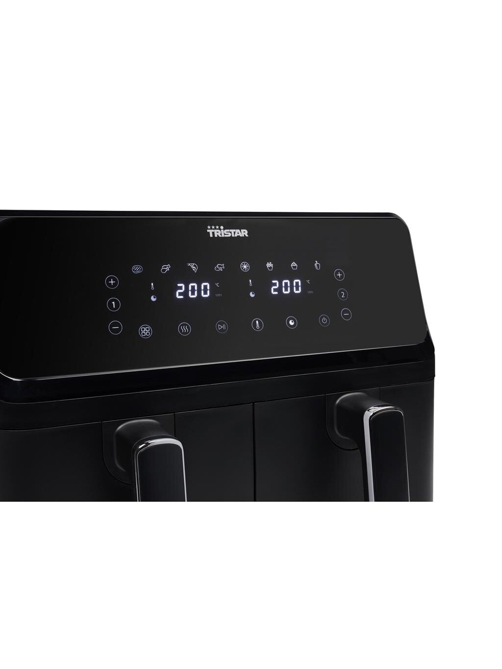 Tristar Double Basket Airfryer | FR-9026 | Power 2700 W | Capacity 8 L | Black 1