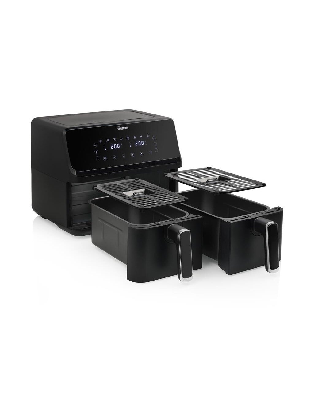 Tristar Double Basket Airfryer | FR-9026 | Power 2700 W | Capacity 8 L | Black 3