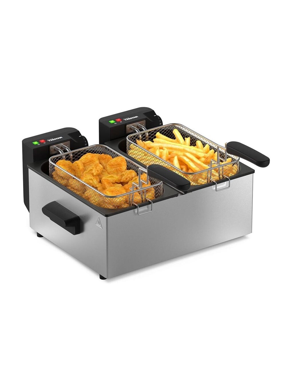 Tristar Double deep fryer | FR-9342 | Power 3600 W | Capacity 6 L | Silver 1