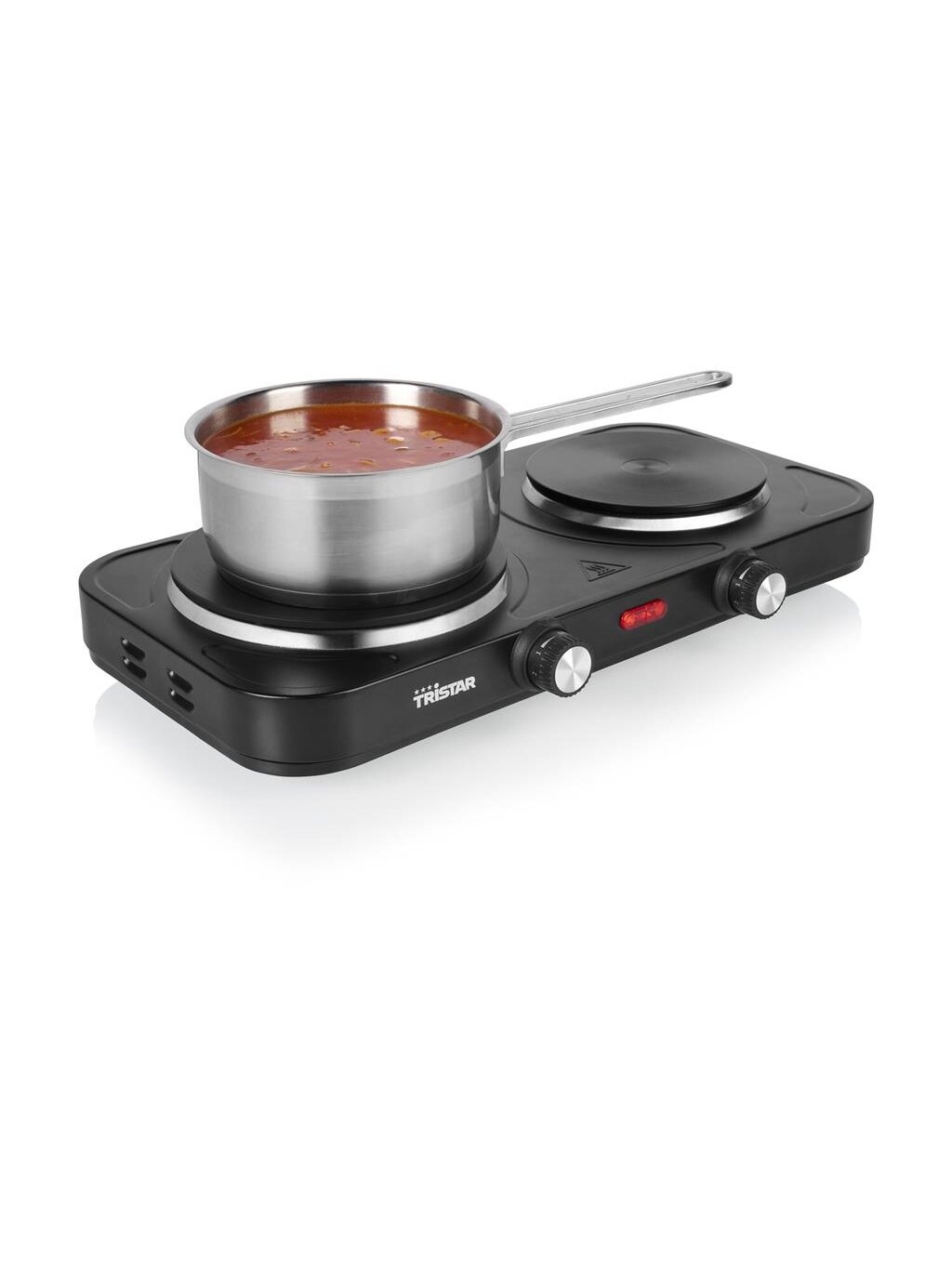 Tristar Table Hob | KP-6152 | Number of burners/cooking zones 2 | Black | Electric 1 Tristar Table Hob | KP-6152 | Number of burners/cooking zones 2 | Black | Electric 1