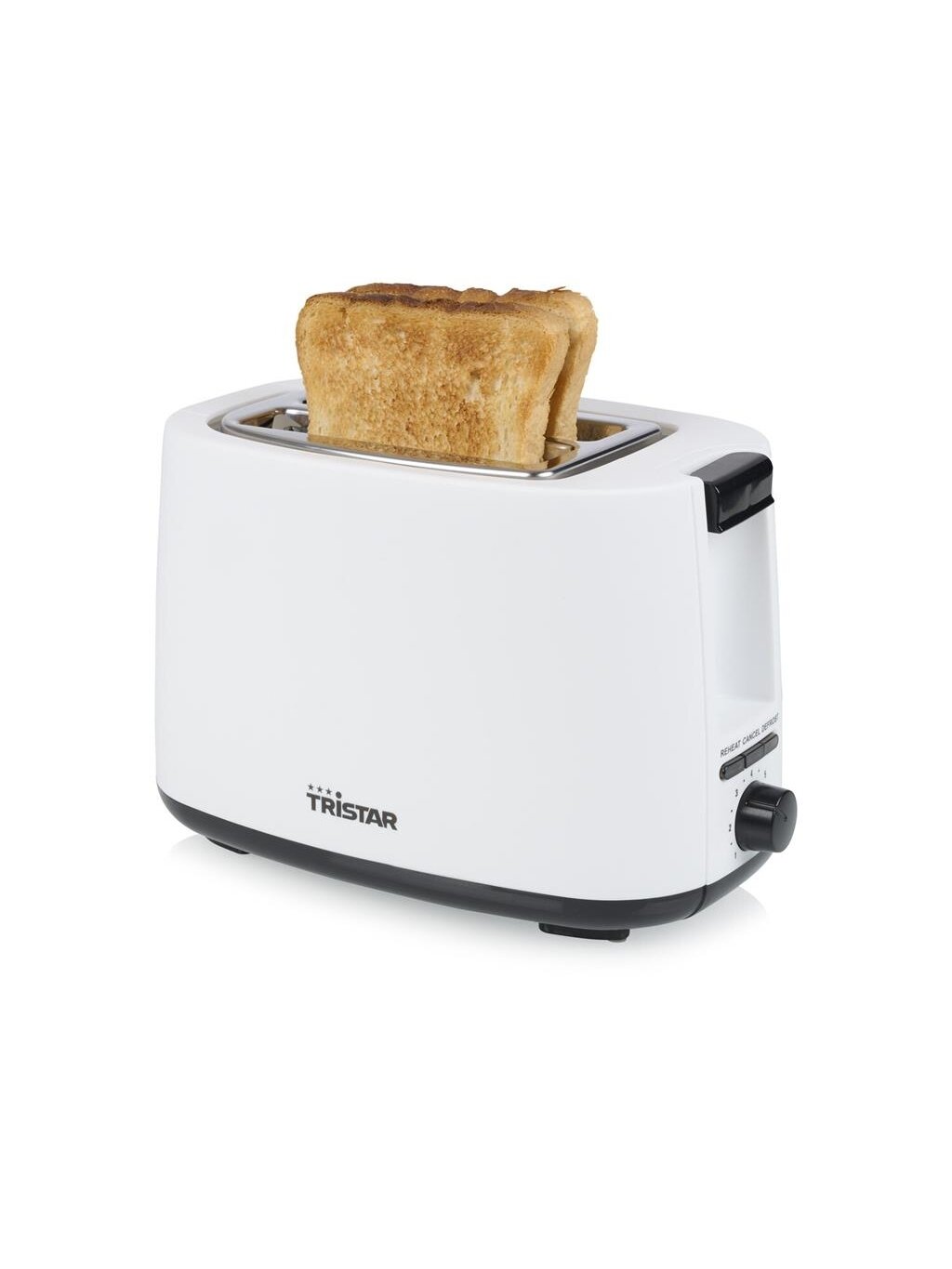 Tristar Toaster | BR-1055 | Power 750 W | Number of slots 2 | Housing material Plastic | White 1 Tristar Toaster | BR-1055 | Power 750 W | Number of slots 2 | Housing material Plastic | White 1
