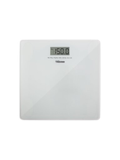 Tristar | Bathroom scale | WG-2419 | Maximum weight (capacity) 150 kg | Accuracy 100 g | White Tristar | Bathroom scale | WG-2419 | Maximum weight (capacity) 150 kg | Accuracy 100 g | White