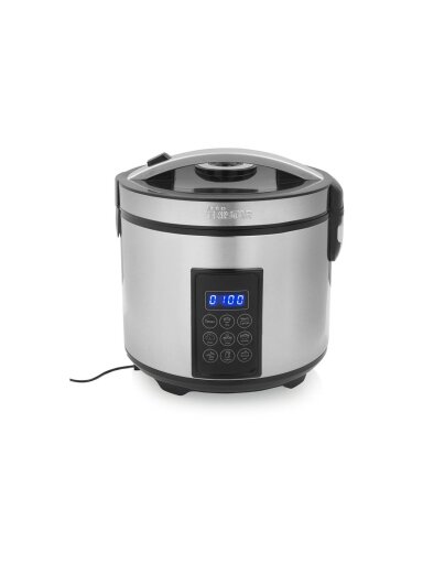 Tristar Digital Rice and Steam Cooker | RK-6138 | 900 W | 2.2 L | Number of programs 7 | Grey