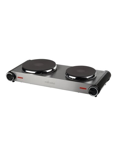 Tristar | Free standing table hob | KP-6248 | Number of burners/cooking zones 2 | Stainless Steel/Black | Electric Tristar | Free standing table hob | KP-6248 | Number of burners/cooking zones 2 | Stainless Steel/Black | Electric