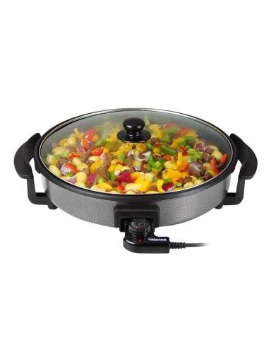 Tristar | Multifunctional grill pan | PZ-2964 | Diameter 40 cm | Grill | 1500 W | Lid included | Fixed handle | Black Tristar | Multifunctional grill pan | PZ-2964 | Diameter 40 cm | Grill | 1500 W | Lid included | Fixed handle | Black
