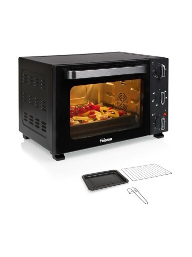 Tristar OV-3627 | Convection oven | 27 L | 1500 W | Black