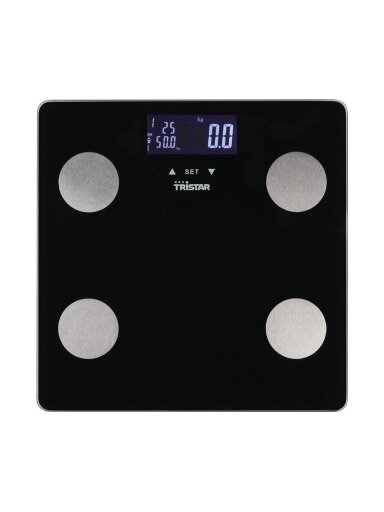 Tristar Personal Scale | WG-2442 | Maximum weight (capacity) 150 kg | Accuracy 100 g | Body Mass Index (BMI) measuring | Black