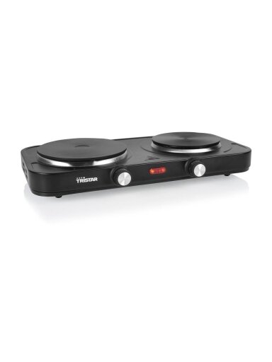 Tristar Table Hob | KP-6152 | Number of burners/cooking zones 2 | Black | Electric Tristar Table Hob | KP-6152 | Number of burners/cooking zones 2 | Black | Electric