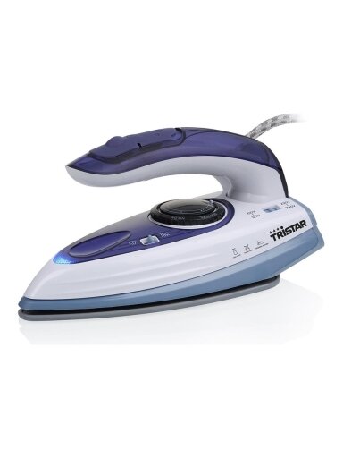 Tristar | Travel Steam Iron | ST-8152 | Steam Iron | 1000 W | Water tank capacity 60 ml | Continuous steam 15 g/min | Blue Tristar | Travel Steam Iron | ST-8152 | Steam Iron | 1000 W | Water tank capacity 60 ml | Continuous steam 15 g/min | Blue