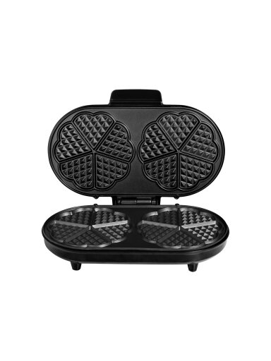 Tristar | Waffle maker | WF-2120 | 1200 W | Number of pastry 10 | Heart shaped | Black