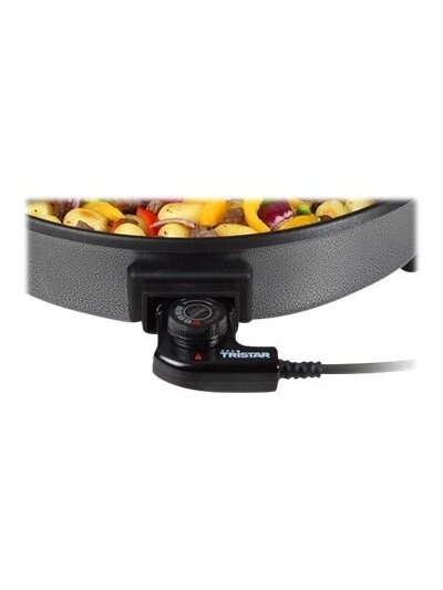 Tristar | Multifunctional grill pan | PZ-2964 | Diameter 40 cm | Grill | 1500 W | Lid included | Fixed handle | Black 4 Tristar | Multifunctional grill pan | PZ-2964 | Diameter 40 cm | Grill | 1500 W | Lid included | Fixed handle | Black 4