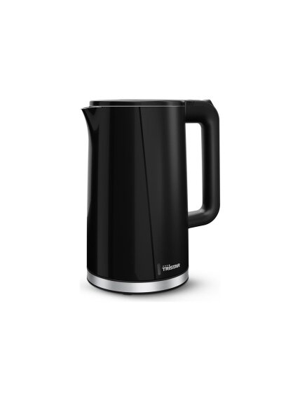 Tristar Double Walled Kettle | WK-3407 | Electric | 2200 W | 1.7 L | Plastic | 360° rotational base | Black Tristar Double Walled Kettle | WK-3407 | Electric | 2200 W | 1.7 L | Plastic | 360° rotational base | Black