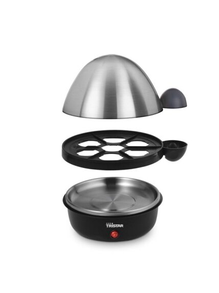 Tristar Egg Boiler EK-3076 Black, Stainless Steel Lid Eggs capacity 7 2 Tristar Egg Boiler EK-3076 Black, Stainless Steel Lid Eggs capacity 7 2