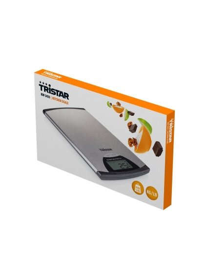 Tristar | Kitchen scale | KW-2435 | Maximum weight (capacity) 5 kg | Metallic 1