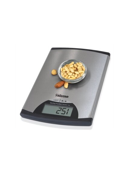 Tristar | Kitchen scale | KW-2435 | Maximum weight (capacity) 5 kg | Metallic 3