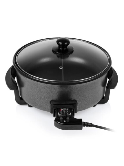 Tristar | Multifunctional grill pan XL | PZ-9135 | Diameter 30 cm | Grill | 1500 W | Lid included | Fixed handle | Black 1 Tristar | Multifunctional grill pan XL | PZ-9135 | Diameter 30 cm | Grill | 1500 W | Lid included | Fixed handle | Black 1