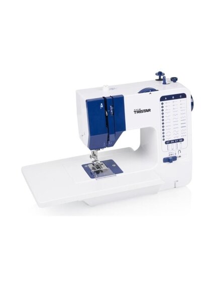 Tristar Sewing machine | SM-6005 | Number of stitches 38 | Number of buttonholes 1 | White/Blue