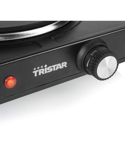 Tristar Table hob | KP-6151 | Number of burners/cooking zones 1 | Black | Electric 2
