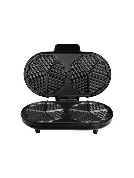 Tristar | Waffle maker | WF-2120 | 1200 W | Number of pastry 10 | Heart shaped | Black 1