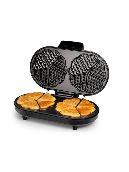 Tristar | Waffle maker | WF-2120 | 1200 W | Number of pastry 10 | Heart shaped | Black 7