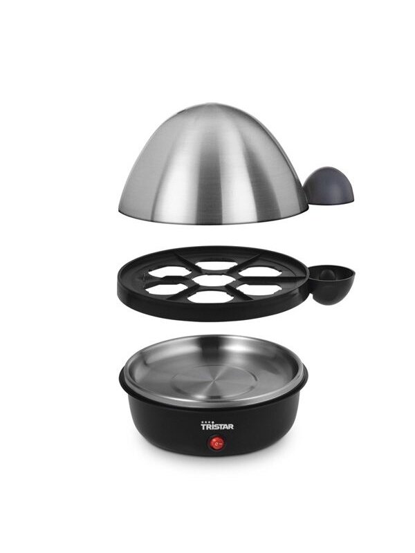 Tristar Egg Boiler EK-3076 Black, Stainless Steel Lid Eggs capacity 7 2 Tristar Egg Boiler EK-3076 Black, Stainless Steel Lid Eggs capacity 7 2