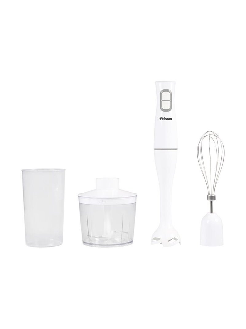 Tristar | Hand blender set | MX-4851 | Hand Blender | 350 W | Number of speeds 2 | Turbo mode | Chopper | White Tristar | Hand blender set | MX-4851 | Hand Blender | 350 W | Number of speeds 2 | Turbo mode | Chopper | White