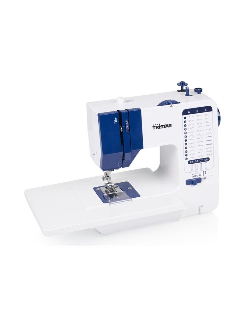 Tristar Sewing machine | SM-6005 | Number of stitches 38 | Number of buttonholes 1 | White/Blue