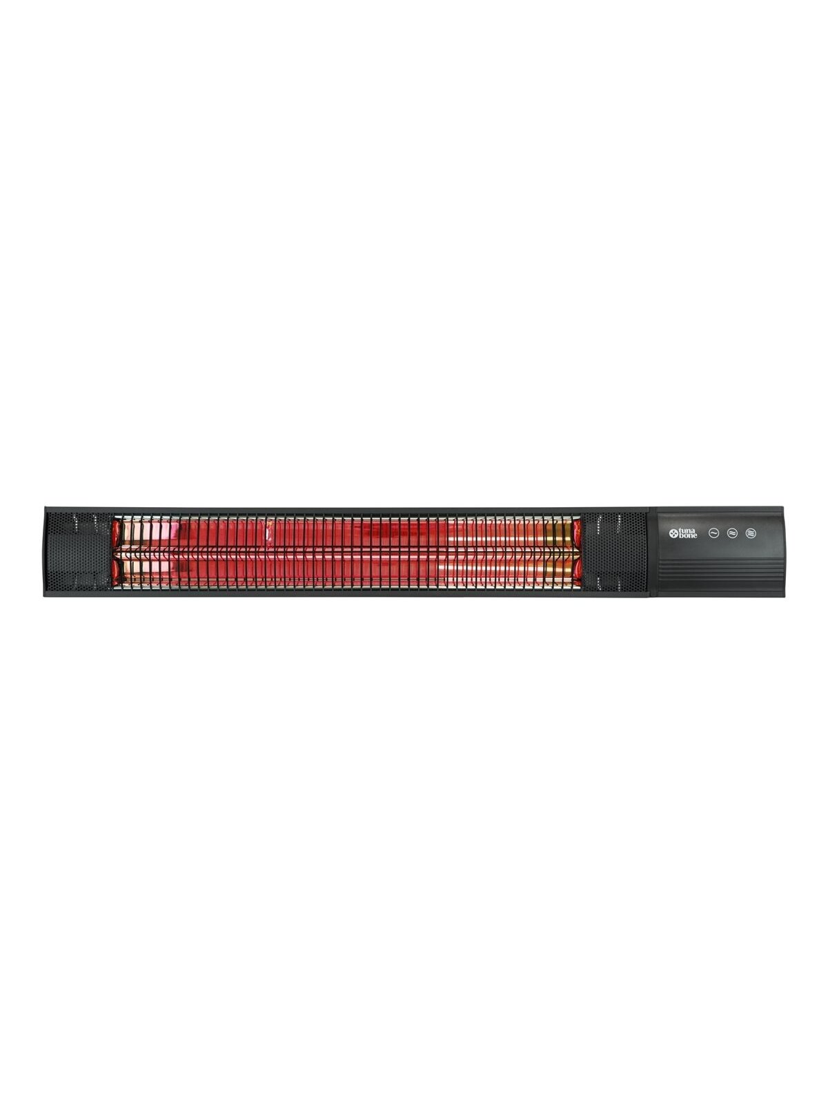 TunaBone | Electric Wall mounted Infrared Patio Heater | TB2580W-01 | Patio heater | 2500 W | Number of power levels 3 | Suitable for rooms up to 25 m² | Black | IP55 TunaBone | Electric Wall mounted Infrared Patio Heater | TB2580W-01 | Patio heater | 2500 W | Number of power levels 3 | Suitable for rooms up to 25 m² | Black | IP55