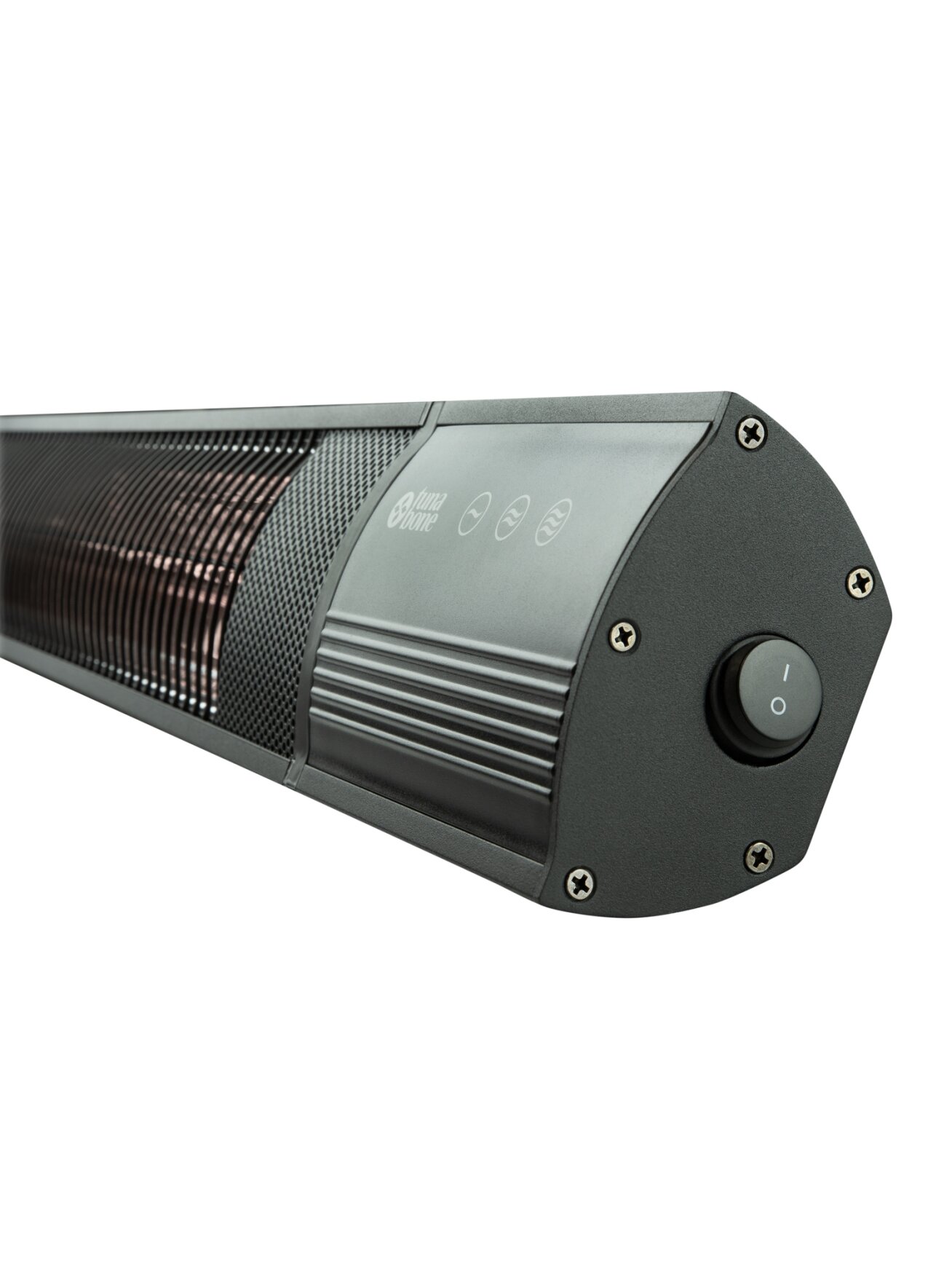TunaBone | Electric Wall mounted Infrared Patio Heater | TB2580W-01 | Patio heater | 2500 W | Number of power levels 3 | Suitable for rooms up to 25 m² | Black | IP55 3 TunaBone | Electric Wall mounted Infrared Patio Heater | TB2580W-01 | Patio heater | 2500 W | Number of power levels 3 | Suitable for rooms up to 25 m² | Black | IP55 3