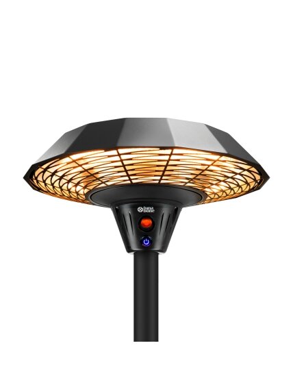 TunaBone | Electric Standing Infrared Patio Heater | TB2068S-01 | Patio heater | 2000 W | Number of power levels 3 | Suitable for rooms up to 20 m² | Black | IP45 2