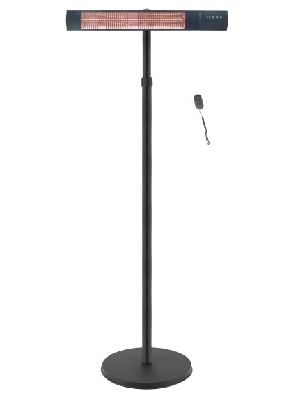 TunaBone Electric Standing Patio Heater, Single carbon golden tube | TB2580ST-01 | Patio heater | 2500 W | Black TunaBone Electric Standing Patio Heater, Single carbon golden tube | TB2580ST-01 | Patio heater | 2500 W | Black