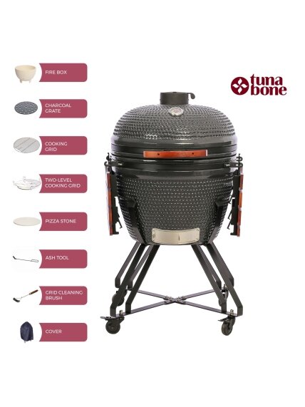 TunaBone | Kamado classic 26" grill | Size XL | Dark grey 1 TunaBone | Kamado classic 26" grill | Size XL | Dark grey 1
