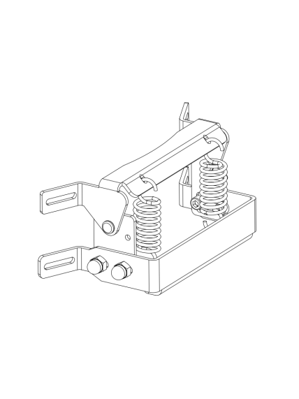 TunaBone Main Hinge set of Kamado 22inch/21inch 1