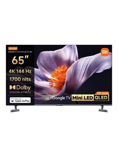 TV | S Pro Mini LED 65 2026 | Xiaomi 65 | Smart TV | Google TV | 4K UHD | Dark Grey