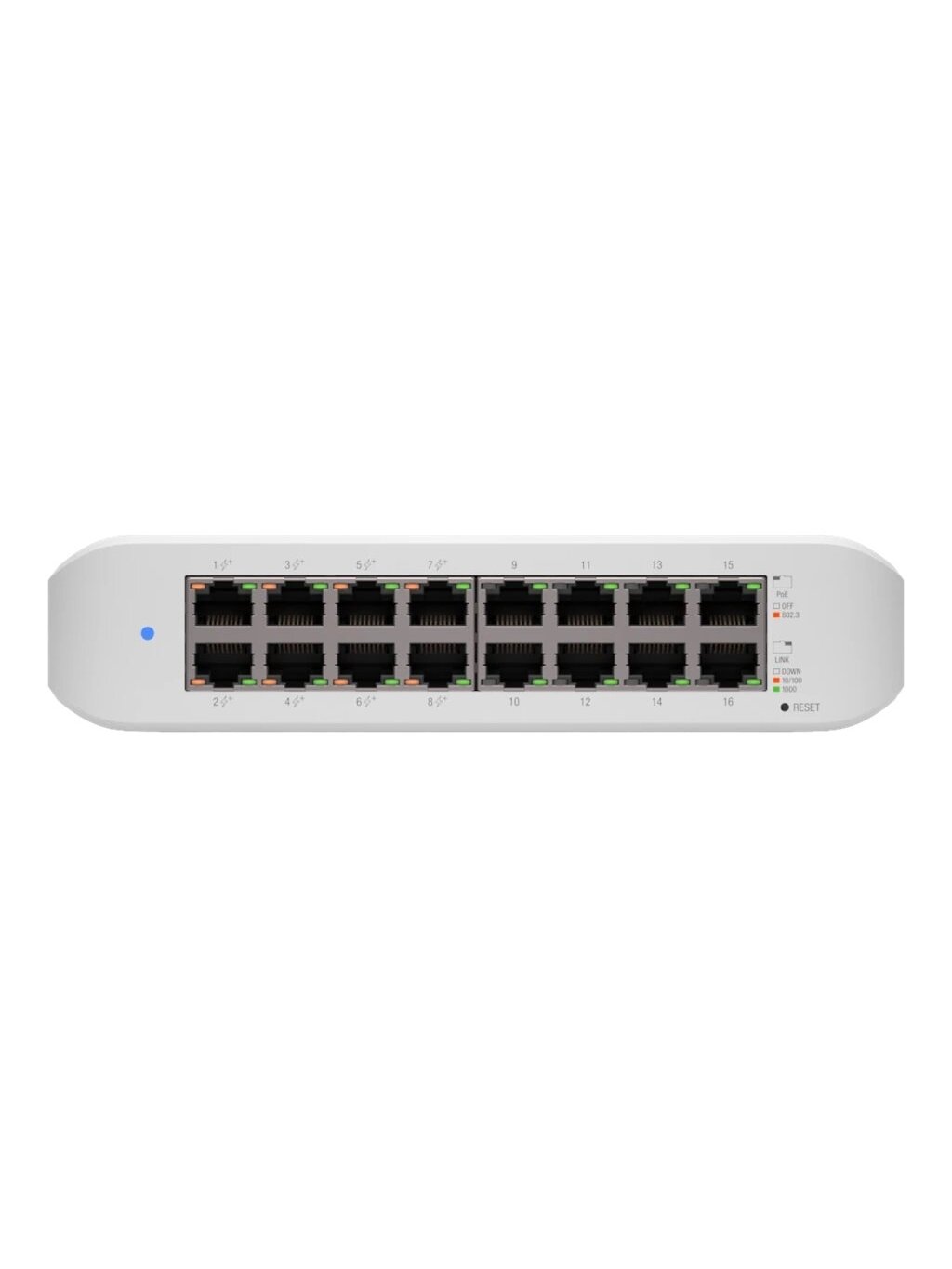 Ubiquiti | Switch Lite 16 PoE | USW-Lite-16-POE | Managed L2 | Wall-mountable/Desktop | PoE+ ports quantity 8 1 Ubiquiti | Switch Lite 16 PoE | USW-Lite-16-POE | Managed L2 | Wall-mountable/Desktop | PoE+ ports quantity 8 1