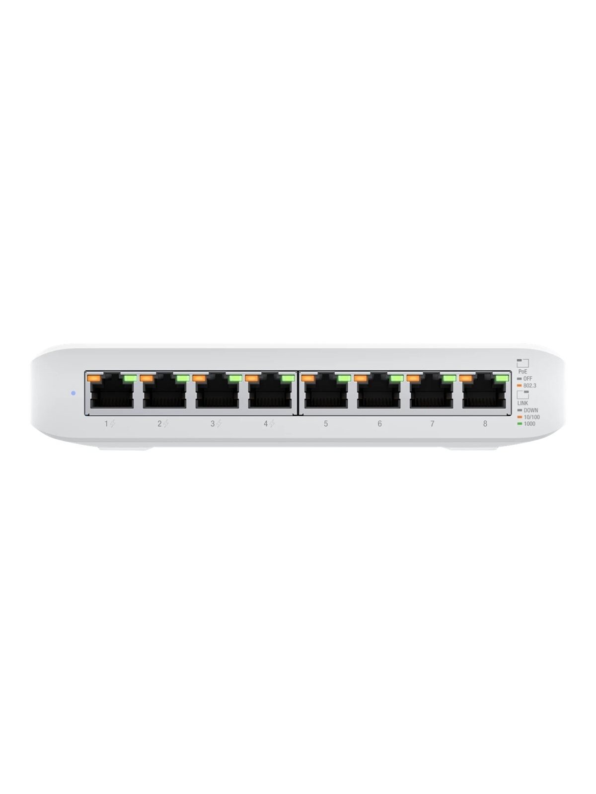 Ubiquiti | Switch Lite 8 PoE | USW-Lite-8-POE | Managed L2 | Wall-mountable/Desktop | PoE+ ports quantity 4 3