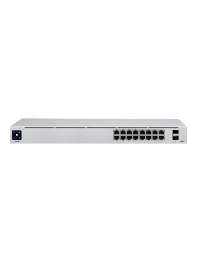 Ubiquiti | 16Port Gigabit Switch with PoE and SFP | USW-16-POE | Managed L2 | Rack-mountable/Desktop